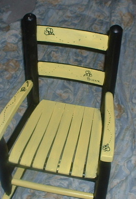 bumble bee rocker hand painted customized
